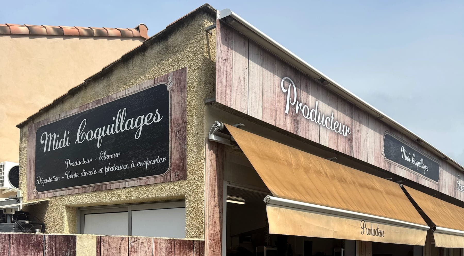 Acheter des huîtres près de Montpellier et de Sète : direction Mèze